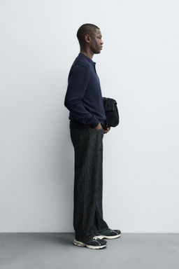 100% WOOL KNIT POLO SHIRT - Zara фото 4