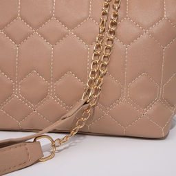 Сумка-шопер на молнии, цвет бежевый - Simaland фото 4