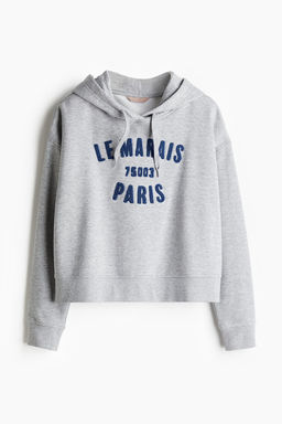 Sudadera con capucha y motivo de texto - H&m фото 5