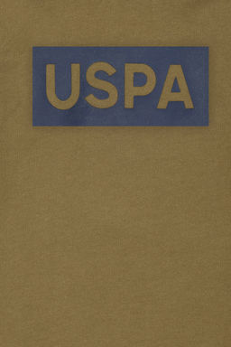 U. S. Polo Assn Детская базовая толстовка цвета хаки с капюшоном - U.s. polo assn фото 12