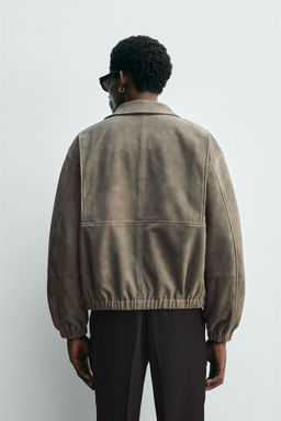 SUEDE LEATHER JACKET - Zara фото 3