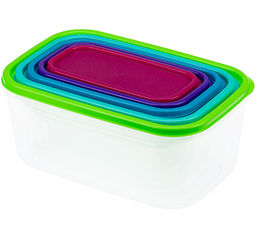 Набор контейнеров 5 шт "Радуга", арт. М1430