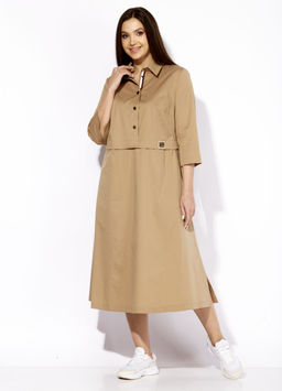 Платье ТАиЕР 1270 песочный  фото 5