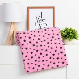 Плед Экономь и Я Звезды 75*100 см, пл.160 г/м2, 100% п/э