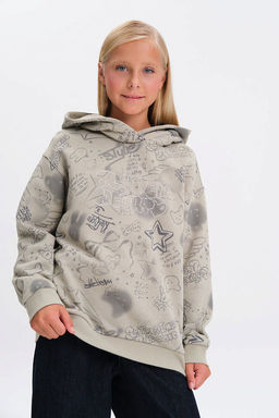 PELICAN, толстовка для девочек, Оливковый