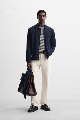 LYOCELL BLEND KNITTED SHIRT