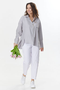 Костюм Magia mody 2412 серый+белый