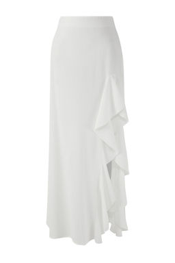 TRENDYOLMILLA Siyah Dokuma Volanl? Maxi Plaj Etegi TBESS21ET0155 фото 7