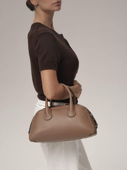 Кожаная сумка Kandys DBR 31206 коричневый лист  фото 6