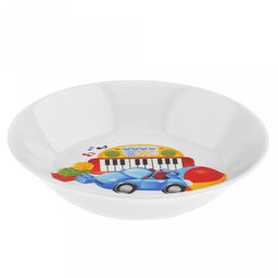 Блюдце-тазик фарфоровое "Любимые игрушки" д140мм, h30мм (Россия)