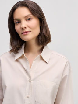 Базовая рубашка с карманом / Zarina фото 6