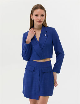 _ndigo Crop D__meli Ceket - Pierre cardin фото 2
