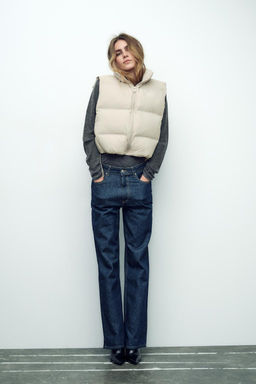 WATER-REPELLENT WINDPROOF PUFFER GILET - Zara фото 7