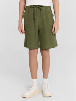 Шорты для мальчиков зеленые - Mark formelle фото 2