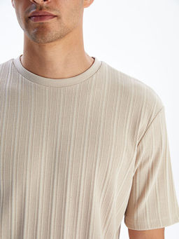 Bisiklet Yaka Erkek Dokulu Ti??rt