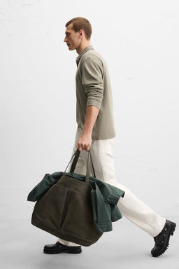 TEXTURED RIBBED POLO SHIRT - Zara фото 15