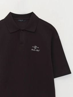 Футболка поло с вышивкой на груди ZR2605043410-27 / Zarina