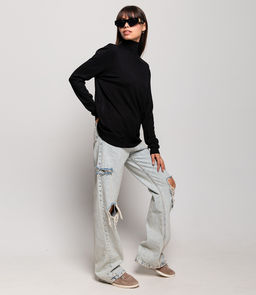 Водолазка #ОКТ06, чёрный - Dommod фото 2