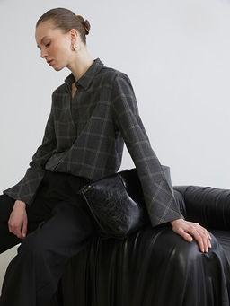 Ekose Kad?n G?mlek Tunik