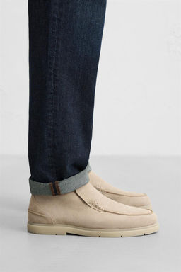 CASUAL LEATHER ANKLE BOOTS - Zara фото 2