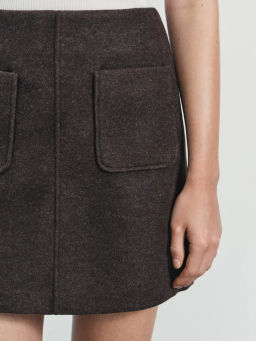 Юбка мини с вискозой / Zarina