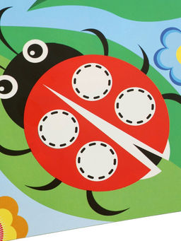 Цена за 3 шт. Книжка с наклейками "Цифры", 16 стр