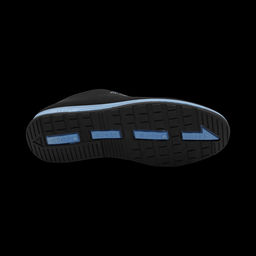 Кроссовки 5014-3 черно голубые