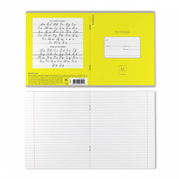 Цена за 280 шт. Тетрадь школьная ученическая ErichKrause Классика Bright желтая, 12 листов, линейка (в плёнке по 10 шт.)  фото 45