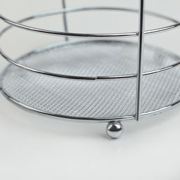 Сушилка для столовых приборов Доляна, 10×10×18 см, хромированная