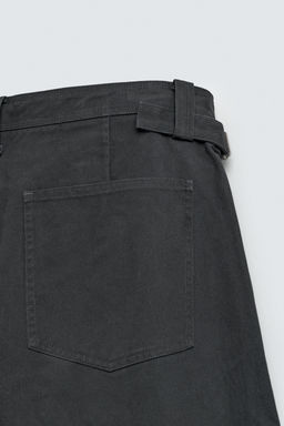 PANTAL?N RELAXED FIT COSTURA GIRADA / Gris antracita - Zara фото 11