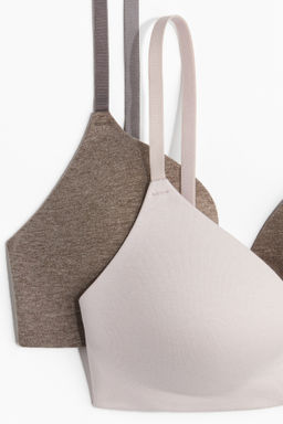 Pack de 2 sujetadores de algod?n sin aros - H&m фото 5