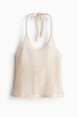 Top halter en punto pointelle - H&m фото 2