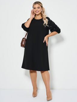 Платье 0218-2 чёрный кварц - Dora фото 55