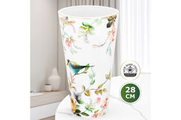 Ваза 2,4 л 16,5*12,5*28,5 см Певчие птички NEW BONE CHINA