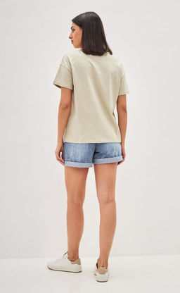 Футболка P412-06-810 beige - Fine joyce фото 7