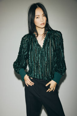 Blusa con lazada - H&m фото 6