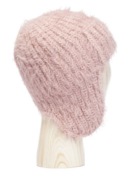Шапка жен. шерсть+нейл+поли LB-A53064 rose