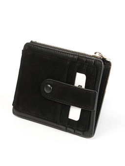 LACCOMA кредитница LA-6525-Z-черный натуральная замша  фото 2