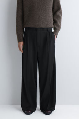 PANTAL?N DE PINZAS WIDE LEG RELAXED FIT - H&m фото 7