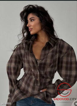 Рубашка женская на пуговицах - Bruno фото 3