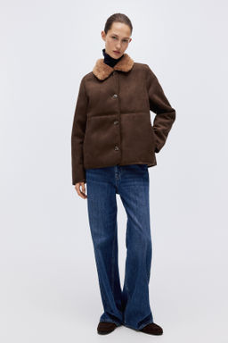 Chaqueta con cuello de borreguito - H&m фото 7
