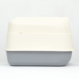 Туалет закрытый с откидным верхом 36 х 51 х 34 см, серый