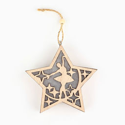 Ёлочная игрушка новогодняя «Балерина», 11.5×11 см