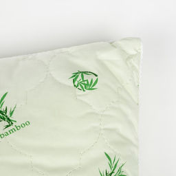 Подушка Адамас Бамбук, размер 50х70 см, бамбуковое волокно, чехол тик  фото 3