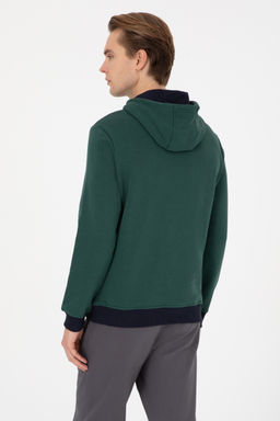 Erkek Regular Fit Kap__onlu Koyu Ye_il Sweatshirt - U.s. polo assn фото 12