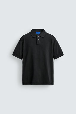 POLO PIQU? LAVADO AARON LEVINE X ZARA / Negro  фото 7