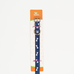 Ошейник со светоотражающим покрытием Косточки, 26-33 х 1,5 см, микс цветов - Пижон фото 9