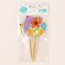 Шпажки Пасха, набор 6 шт. - Страна карнавалия фото 5