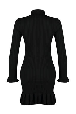 TRENDYOLMILLA K?rm?z? Mini Triko Etek Ucu Detayl? Elbise TWOAW24EL00468 фото 15