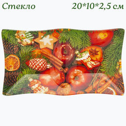 Цена за 6 шт. МЕНАЖНИЦА КОЛЛЕКЦИЯ РОЖДЕСТВЕНСКАЯ СКАЗКА 20 СМ